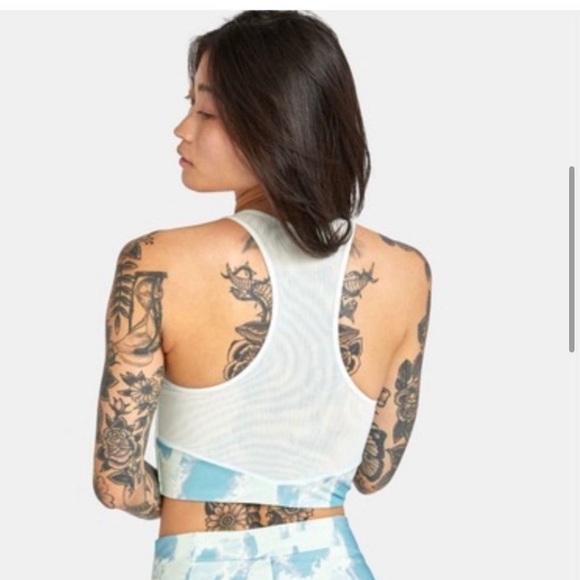 RVCA Wavelength Zip Up Racerback Bikini Top and High waist bottom Swim Surf - Picture 3 of 3